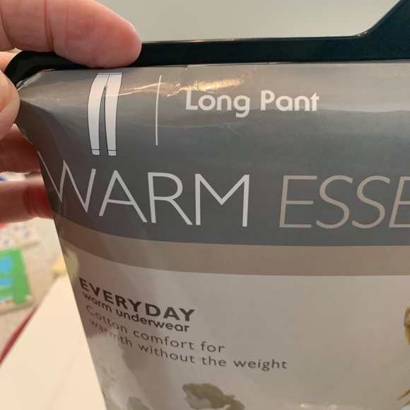 Cuddle Duds Warm Essentials Thermal Long Pants Underwear New Women XXL Gray - Picture 4 of 5